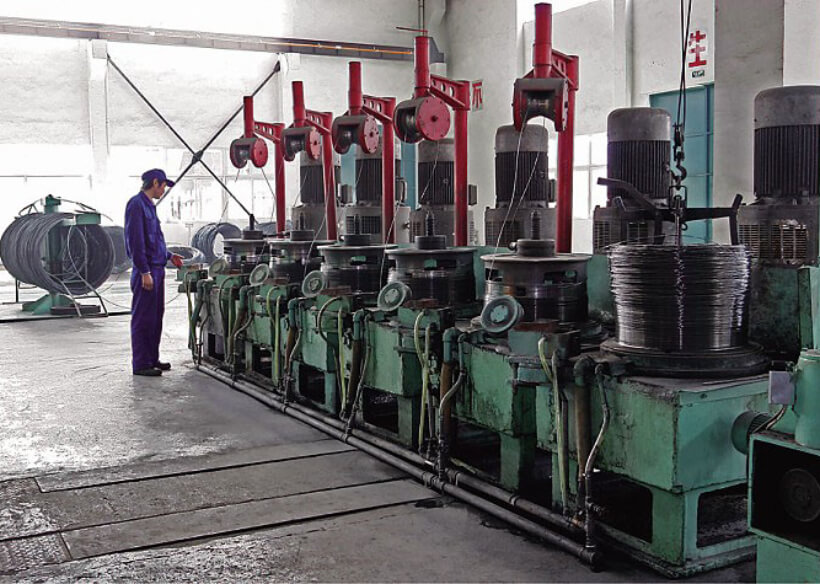 連續(xù)伸線工段